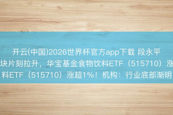 开云(中国)2026世界杯官方app下载 段永平又捐1万股茅台！吃喝板块片刻拉升，华宝基金食物饮料ETF（515710）涨超1%！机构：行业底部渐明